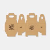 resterend doosje "Thanksgiving turkije" (Uitgevouwen)