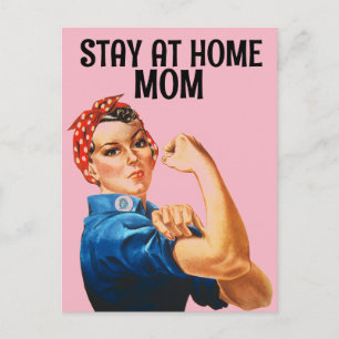 RESTEZ À LA MAISON MOM ROSIE LES CARTES POSTALES R