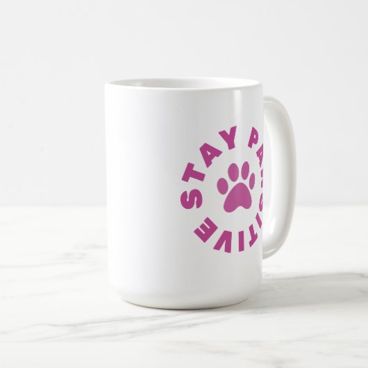 Restez à l'affût - Mug blanc classique (Devant droit)