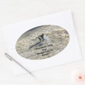 Restez à l'arrière Stickers Petit Chien (Enveloppe)