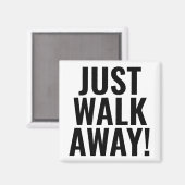 Restez À L'Écart Du Magnet RefrIgerator (Recto/Verso)