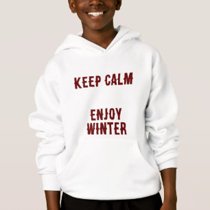 Restez au calme Profitez du Sweatshirt à capuchon