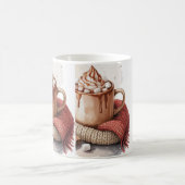 Restez au Chaud - Mug Hiver Aquarelle (Centre)