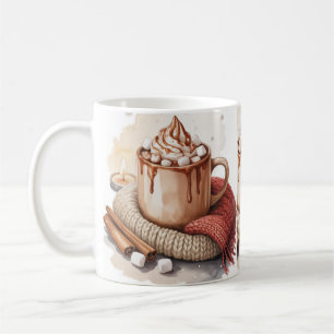 Restez au Chaud - Mug Hiver Aquarelle