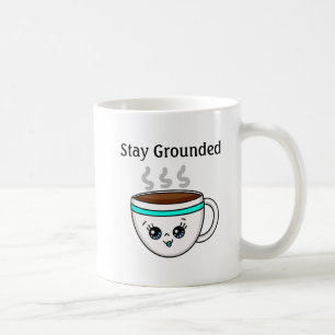 Restez au sol, mignon Kawaii Cartoon Coffee Mug