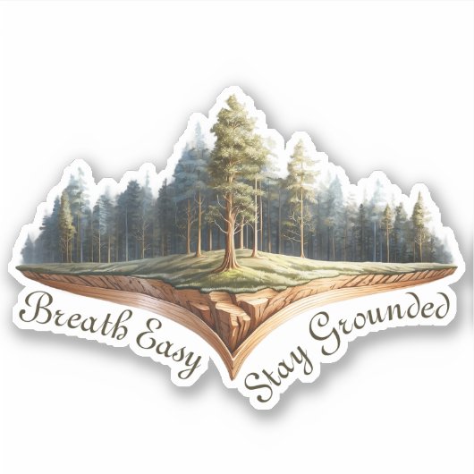 Restez au sol Sticker Relax & Unwind (Devant)