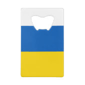 RESTEZ AVEC L'UKRAINE ! Décapsuleur carte bancaire (Dos)