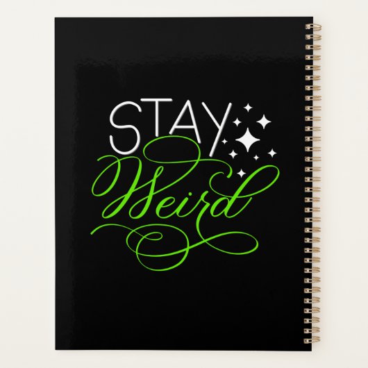 Restez bizarre Introvert, Geek, Nerd (Dos)