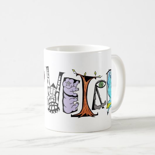 Restez bizarre Mug (Devant droit)