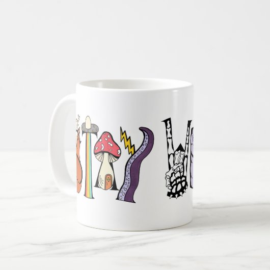 Restez bizarre Mug (Devant gauche)