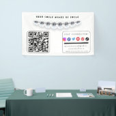 Restez branchés Promo dentaire Bannière des médias (Salon professionnel)