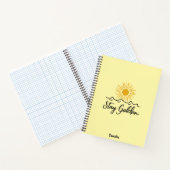 Restez Cahier Photo à Spirale Doré (Intérieur)