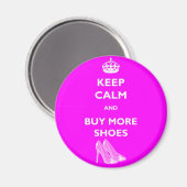 Restez Calme Et Achetez Plus De Chaussures Magnet  (Recto/Verso)