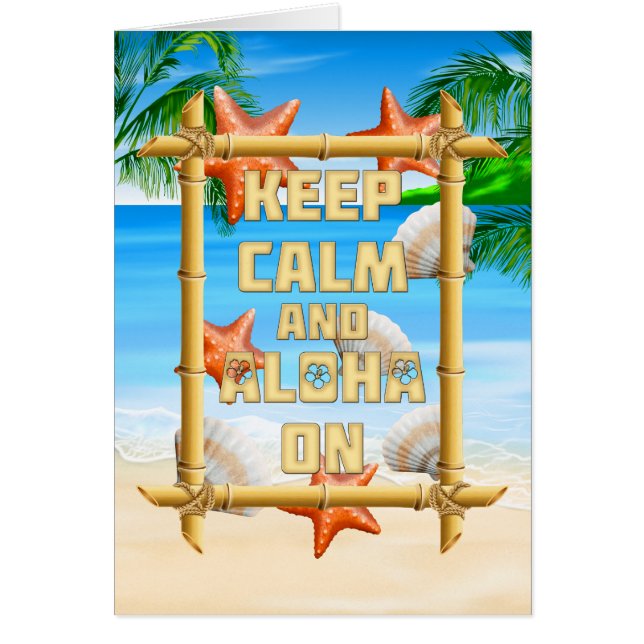 Restez Calme Et Aloha (Devant)