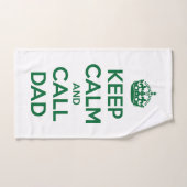 Restez calme et appelez papa (Serviette à main)