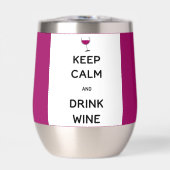 Restez calme et buvez du vin (Avant)