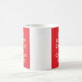 Restez calme et campez-vous - RV Glamping Mug (Centre)