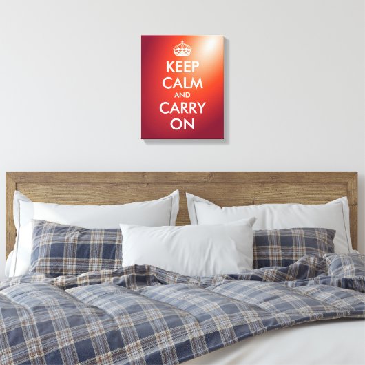 Restez calme et continuez à imprimer sur la toile  (Insitu(Chambre))