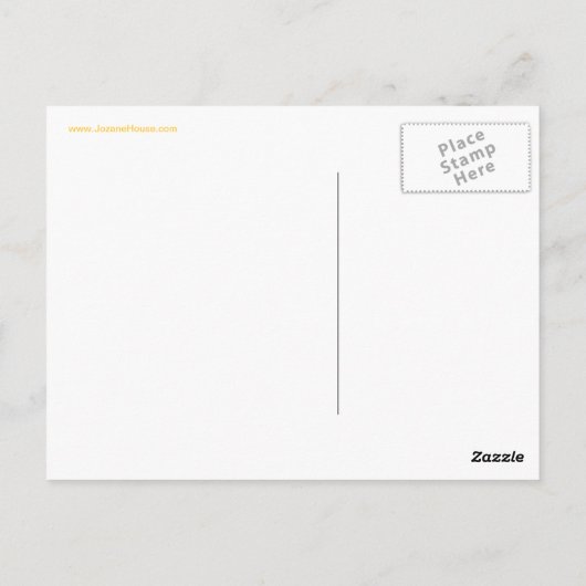 Restez calme et continuez sur une carte postale ja (Dos)