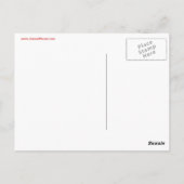 Restez calme et continuez sur une carte postale ro (Dos)