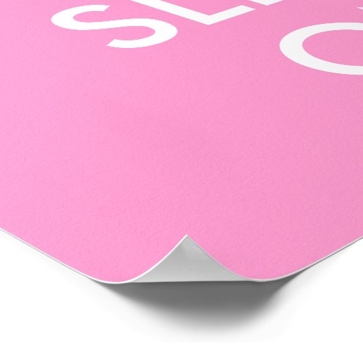 Restez calme et dormez sur | Poster de la chambre (Coin)