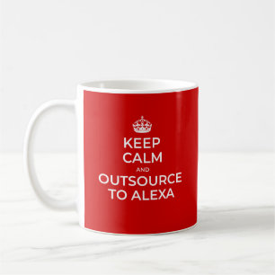 Restez calme et externalisez vers Alexa Mug