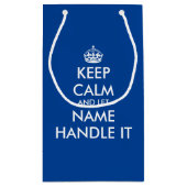 Restez calme et laissez-le manipuler drôle sac cad (Dos)