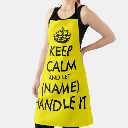 Restez calme et laissez-le manipuler tablier barbe (Insitu)