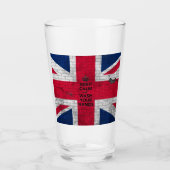 "Restez Calme Et Lavez-Vous Les Mains" Verre De Bi (Devant)