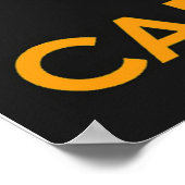 Restez Calme Et Mangez Candy Halloween Poster (Coin)