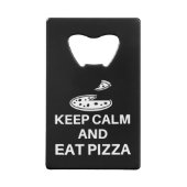 Restez Calme Et Mangez De La Pizza (Dos)
