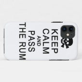 Restez Calme Et Passez Le Rhum coque iphone-Mate (Dos (Horizontal))