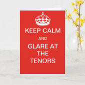 Restez calme et regardez la carte des ténors (Fleur jaune)