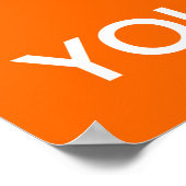 Restez calme et soyez vous-même Poster (Coin)