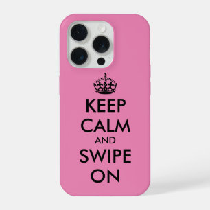 Restez calme et tournez un Coque iPhone 15 pro ros
