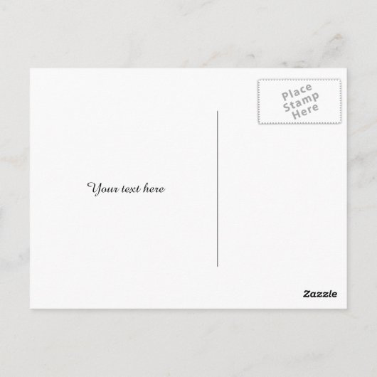 Restez calme et vos cartes postales texte | bleu t (Dos)