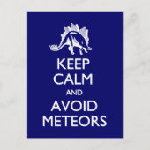 Restez calme Évitez les cartes postales Metors (Devant)
