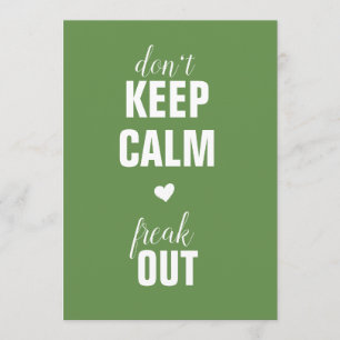 Restez calme Vous êtes un oncle Faire-part de gros