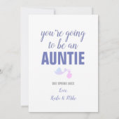 Restez calme Vous êtes une jeune Faire-part de gro (Dos)