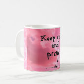 Restez Calmes Et Priez Mug (Devant gauche)