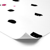 Restez Chic Hot Pink Poster (Coin)