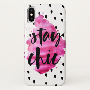 Restez Chic Rose Chaud COQUE IPHONE