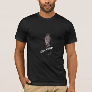Restez Chirp Esthétique Oiseau Graphique T-Shirt H