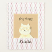 Restez Classy Smiling Chat Planificateur personnal (Devant)