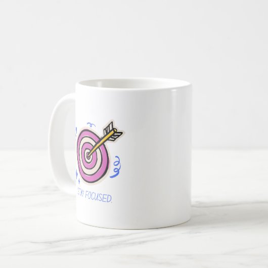 Restez concentré Motivational Mug (Devant gauche)