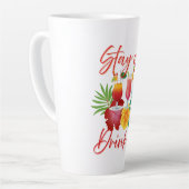 Restez cool boire Latte Mug (Angle gauche)