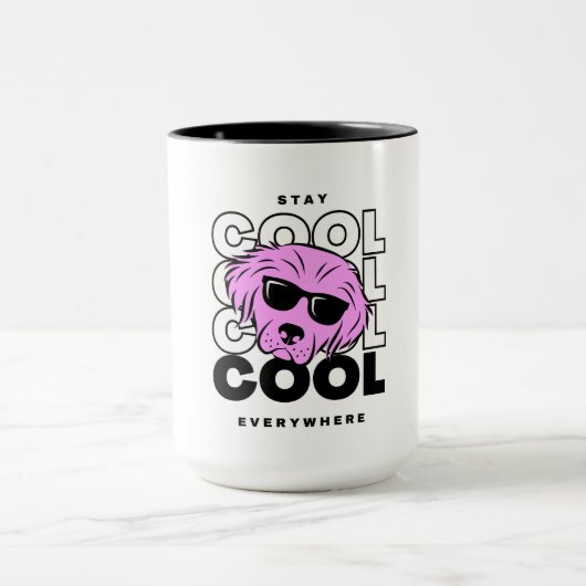 Restez Cool partout Mug (Centre)
