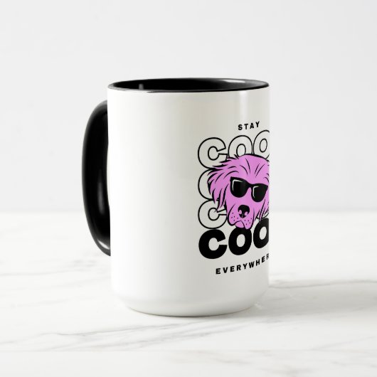 Restez Cool partout Mug (Devant gauche)
