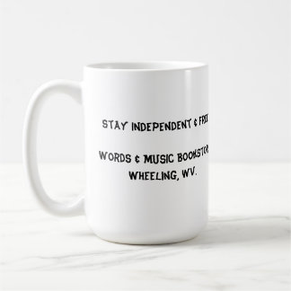restez des mots indépendants et libres de tasse et
