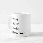 Restez doux et doux Rappel Mug personnalisé (Devant gauche)